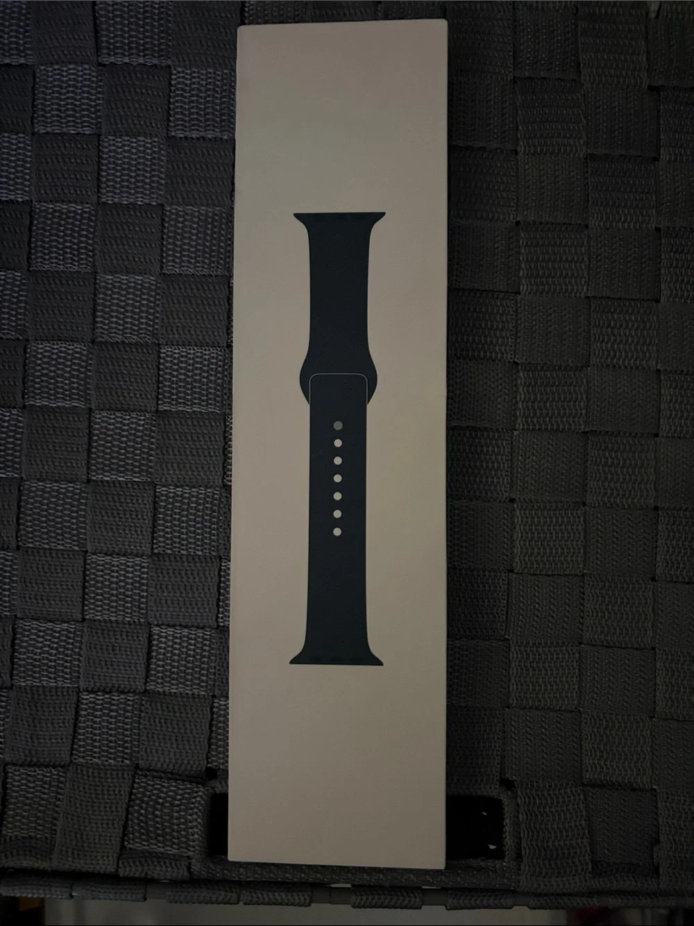 Apple Black Silicone Sport Band for Apple Watch